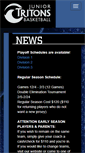 Mobile Screenshot of juniortritons.com